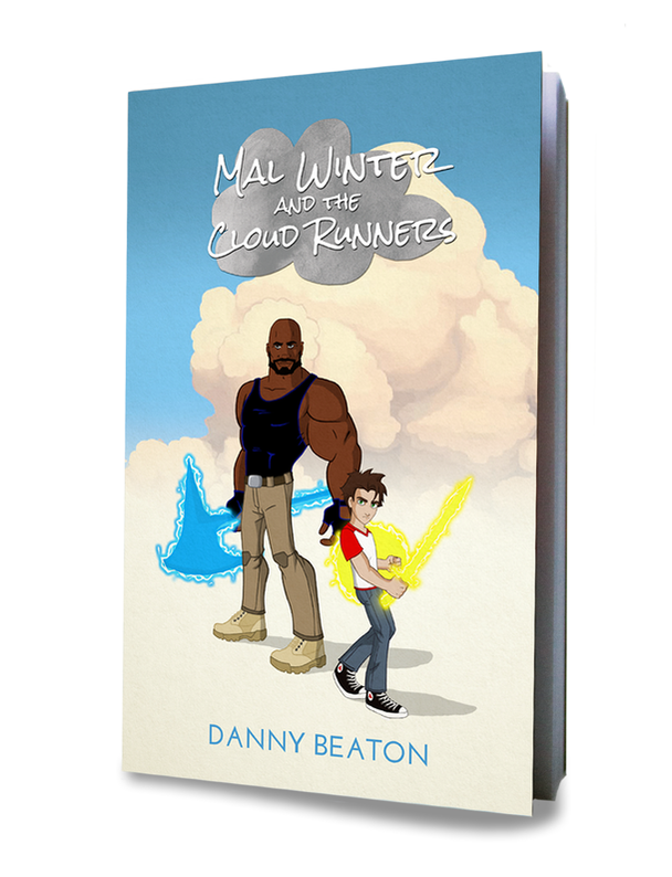 Mal Winter and the Cloud Runners children fantasy novel book cover
